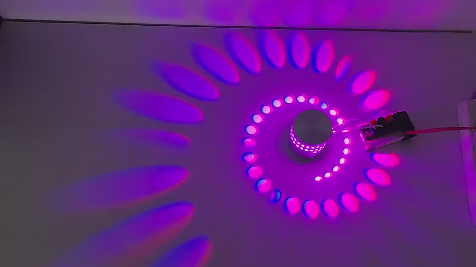 LED Wall Lights Modern Simple Spiral